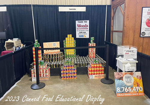 2023 Canned Food Educational Display
