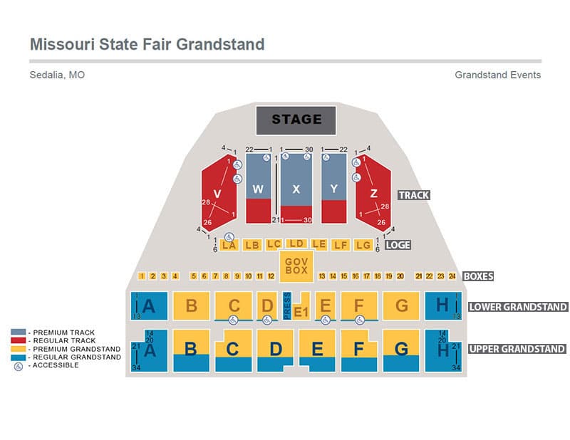 State Fair Grandstand Missouri State Fair